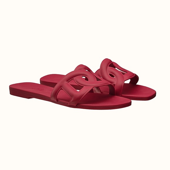 Hermes Aloha Sandals Rose Baie - Picture 3 of 6
